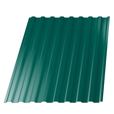 Профнастил НС-20 (МП 20) RAL6026 Опал 1150(1100)мм 0,45мм