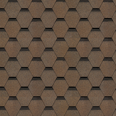 Гибкая черепица Docke PIE EUROPA коллекция КАRАТ Коричневый 3,0м2/уп фото Центр Металлокровли