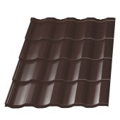 Металлочерепица Геркулес RAL8017 Шоколад 0,45мм